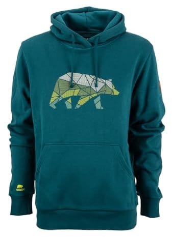 FORSBERG Hoodie mit gestreiftem Brustlogo