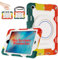 ROISKIN iPad Mini 5/4 Case: 7.9 Inch Kids Shockproof Case With Rotating Stand, Shoulder Strap & Pencil Holder for 5th/4th Generation (Red)