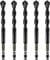 5 Pcs 12mm Masonry Drill Bits Set, Carbide Concrete Drill Bits for Brick, Stone, Concrete, Tile, Ceramic, Porcelain, Glass, Plastic, Wood and More, Quick Change 6mm Hex Shank, with Sturdy Case