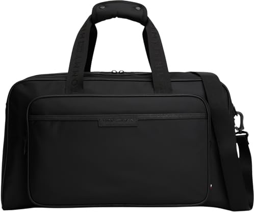 Tommy Hilfiger TH Repreve Duffle AM0AM13803 Herren Weekender, Schwarz (Schwarz), Einheitsgröße, Schwarz (Schwarz), One Size