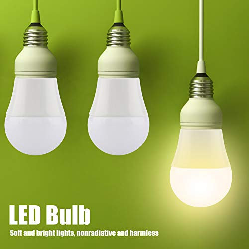 HURRISE Mini Light Bulbs, LED Light Bulb Rechargeable Mini LED Warm White