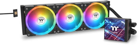 MAGFloe 420 Ultra CPU Liquid Cooler/Intel&AMD Compatible/ 3x140mm 500~2000rpm SWAFAN EX/ 420mm Radiator/MAGForce 2.0/3.95 Square LCD/Swappable Fan Blades/Black/CL-W451-PL14SW-A