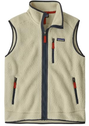 Patagonia Herren M's Retro Pile Vest, Pelican W/Smolder Blue, L EU