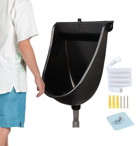Schwebende Toilette Männertoilette Mit Spülung | Urinal Für Die Wandmontage Für Den Außenbereich, Das Zuhause, Das Studentenwohnheim, Den Garten, Das Reisemobil, Die