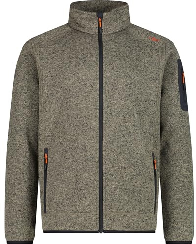 CMP Softshelljacke Melange mit Kapuze | Schutz vor Nässe, Schutz vor Wind, leichtes Tragegefühl, klein verstaubar
