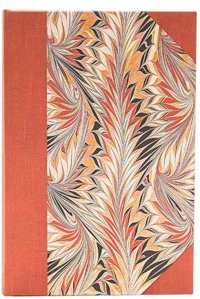 Paperblanks 12-Monatskalender 2025, Rubedo, Mini, Horizontal, Elastikband-Verschluss