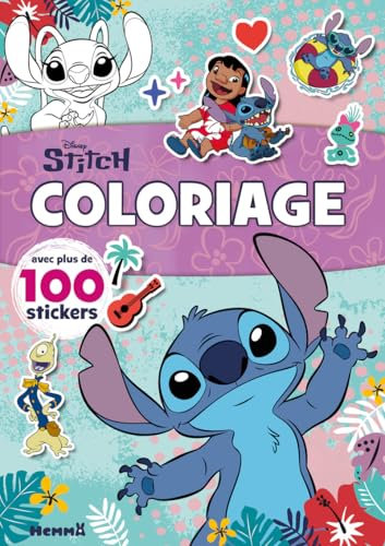 Disney Stitch - Coloriage avec plus de 100 stickers