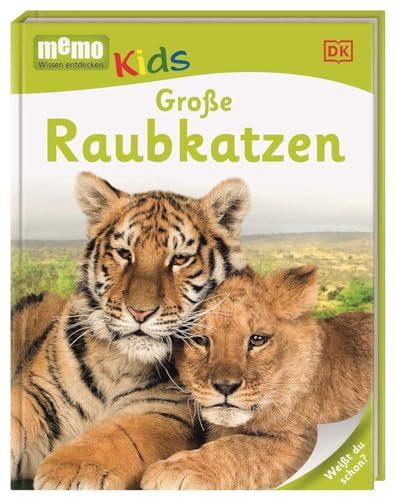 memo Kids. Große Raubkatzen: Spannendes Wissen zum Selberlesen. Für Leseanfänger und Kinder ab 6 Jahren