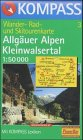 Allgäuer Alpen - Kleines Walsertal: Mit Kurzführer. 1:50000 (KOMPASS Wanderkarte)