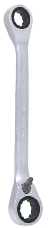 KS Tools 503.4572 GEARplus Doppel-Ratschenringschlüssel umschaltbar 8x10mm, Farbe