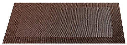 ASA Tischset 33 x 46 cm, PVC, braun