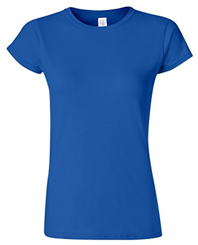 Gildan Ladies Soft Style Short Sleeve T-Shirt (XL) (Antique Sapphire)
