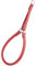 Dogline L1218-3 Martingal-Halsband, rund, Leder, 45,7 x 0,8 cm, Rot
