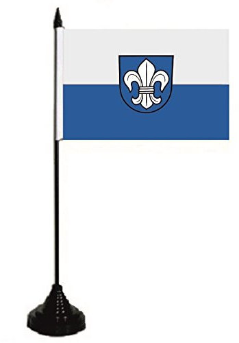U24 Tischflagge Eningen unter Achalm Fahne Flagge Tischfahne 10 x 15 cm