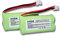 vhbw 2X Akku kompatibel mit Siemens Gigaset A26, A260, A260 Duo schnurlos Festnetz Telefon (700 mAh, 2,4 V, NiMH)