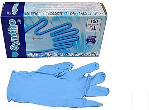 Guanti Nitrile Senza Polvere Syntho Ico 100pz (L)