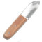 garier Couteau A Saint Jacques HUITRES 22 CM Bois INOX Cuisine