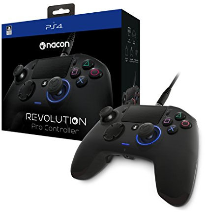 Nacon Revolution Pro Controller - Mando alámbrico, color negro (PS4)