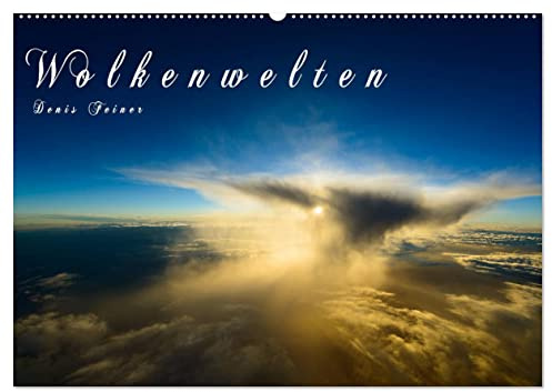 Wolkenwelten (Wandkalender 2026 DIN A2 quer), CALVENDO Monatskalender: Wolkenstimmungen aus der Vogelperspektive (CALVENDO Natur)