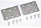 Kitchen Cabinet Door Hinge Repair Kit with 10 Plates and Fixing Screws