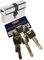 ABUS XP20S Profil-Doppelzylinder Länge 35/45mm mit 6 Schlüssel