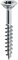 Mustad: 500 Viti Panelvit® PF, Testa Svasata Piana, 4x35 mm, Zincate Chromiting®, Lubrificate Lubex®