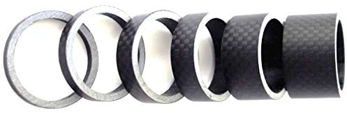 Ahead Vorbau Spacer Distanzscheiben Set1 1/8 3/5/8/10/15/20 mm Karbon Matt neu
