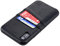 Dockem iPhone XR Handyhülle mit Kartenfach: Wallet Handytasche mit Integrierter Metallplatte für Magnet-Halterung [6.1 Exec M2, Schwarz]