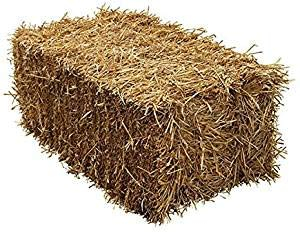 Shorefields Wheat Straw Full Bale 15-18kg- Animal Bedding for Horses, Rabbits, Guinea Pig - Low Dust Full Hay Bale - Comfortable & Soft Bedding for Pets