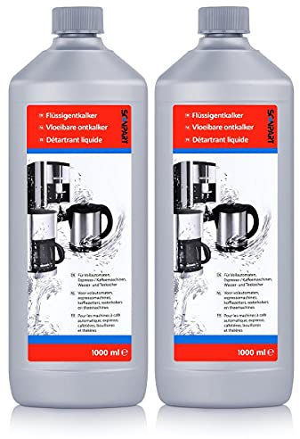 SCANPART Flüssig-Entkalker 1 Liter für Espresso-/Kaffeemaschinen (2er Pack)