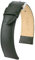 Hirsch Uhrenarmband, Kansas, Leder, grün 18 mm