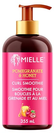 Mielle Curl Smoothie à la grenade Crème hydratante pour cheveux bouclés épais Type 4 355 ml