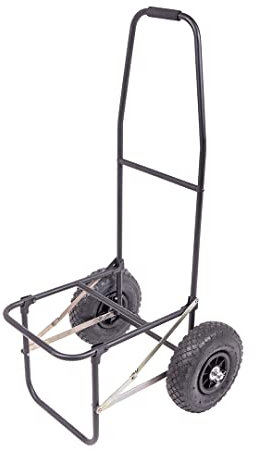 LEEDA Fold Up Fishing Trolley with Pneumatic Wheels