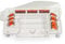 WAGO WAGOBOX L32 Wiring Centre Junction Box, Suitable for WAGO 221 Series, for Multicore Cables, max. 4 mm² Connectors, up to 25 Amp, 450 Volt, 207-3309, White, Pack of 1