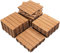 Yaheetech Suelo de Madera 27 piezas para 2,6 m² Baldosas de Abeto 30 x 30 cm Piso Antideslizantes Terraza Piscina Jardín Patio Balcón Baño Madera
