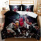 PALZLH Bettwäsche Set 135x200 cm Basketball Spiel Bettbezug Kuschelig Polyester Baumwolle mit unsichtbar Reißverschluss Und Kissenbezug
