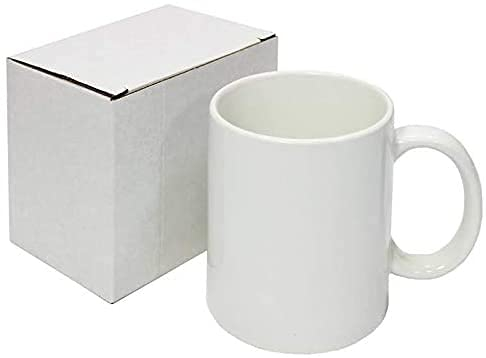 tshirtmania® Set Tazza per Sublimazione con Scatola (6 PZ)