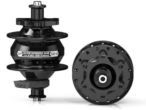 Ultra Small Dynamo Hub SD-8-B BK 32H