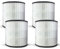 Comedes 3-in-1 Filter für Philips 800i Series Luftreiniger (AC810, AC0820 & AC0820), einsetzbar statt Philips FY0293/30 & FY0194/30 NanoProtect (4 Stück)