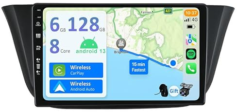 YUNTX [6GB+128GB] Android 14 Autoradio für Iveco Daily VI (2014-2021)-2 Din-[Integriertes Wireless CarPlay/Android Auto/DSP/GPS]-9” IPS 2.5D-Kamera+MIC-DAB/Lenkradsteuerung/360 Kamera/MirrorLink