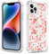 Bear Village Case for iPhone 11 Pro Max, Anti-Yellowing TPU Shockproof Bumper Phone Cover for Women, Drop Protection Anti-Scratch Silicone Cover for iPhone 11 Pro Max, Clear Love Heart-3