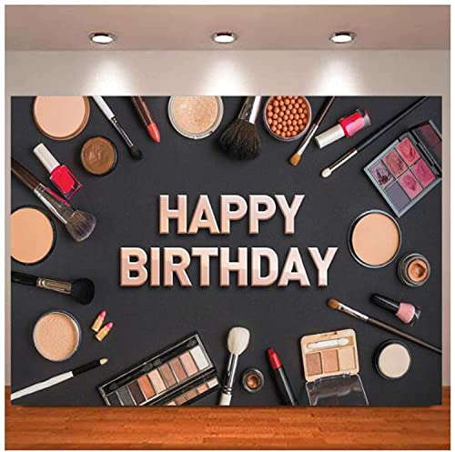 Kosmetik Banner Fotografie Hintergrund Make-up Mädchen Prinzessin Damen Salon Spa Party 1. Geburtstag Party liefert Dekor Hintergrund 240X180cm