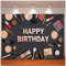 Kosmetik Banner Fotografie Hintergrund Make-up Mädchen Prinzessin Damen Salon Spa Party 1. Geburtstag Party liefert Dekor Hintergrund 240X180cm
