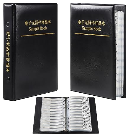 LALAGO 0402 Widerstand Sortiment, 170 Typen ×50PC Widerstand Transistoren, (0 Ohm-10M Ohm), Elektronisches Musterbuch Kit für Elektronische Profis(1% Genauigkeit)