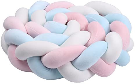 IIQI® Letto a ​Treccia Cuscino, Cuscino Intrecciato (A17,150cm)