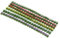 PATIKIL 7,9 Miniature Arbuste Bandes, 1 Ensemble/6pcs Statique Fleur Arbuste Végétation Groupes Artificiel Buisson Modèle pour DIY Bâtiment Modèle Chemin Fer Jardin Paysage, Multicolore