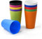 heavenlife 11 Colores Vasos de Plástico Reutilizable Irrompibles, Apilables Vasos Duro 260ml, Dientes Tazas, Copas Reciclables Niños y Adultos para Fiestas Bodas Camping Pícnics