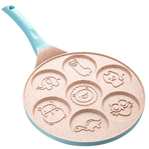OnIUeZky Frying Pancake Griddle Nonstick Pancake Griddle Mold Nonstick Animal Pancake Pan Blue.