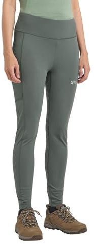 Jack Wolfskin Damen Klintal Tights Wanderhose, Slate Green, XS EU
