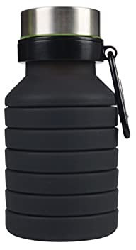 QTANZIQI Cup with Handle Silicone Collapsible Water Bottles Travel Folding Portable Kettle My Foldable Drink Bottle (Color : Gold) silk pillowcase